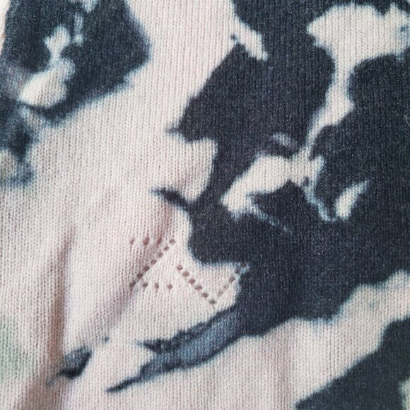 Zadig & Voltaire Cashmere Wool Oversized Tie Dye Rona Cardigan - Picture 7 of 11